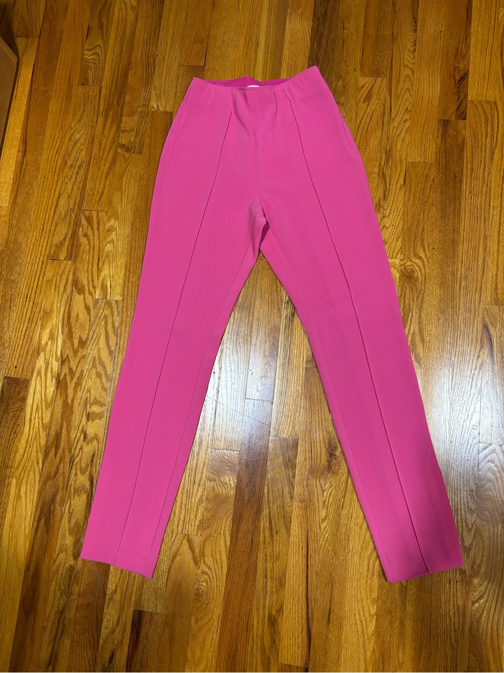cinq a sept Slim High-Waist Trousers - Bright Pink